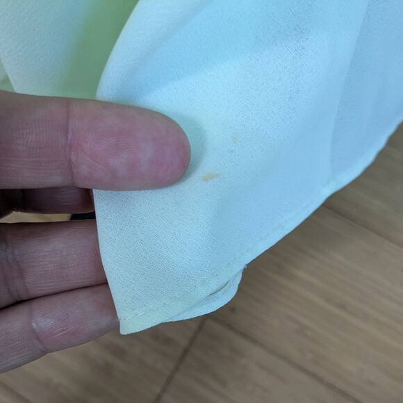 Vintage Morgan Co Prom Dress Maxi Gown 6 Green Fairy Princess 90s Y2K Glam - Picture 15 of 15